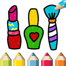 Beauty Glitter coloring game APK