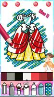 Dresses Glitter Coloring Game poster