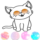 Pretty Kitty Coloring Glitter APK