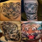 Conception Tatouage Tigre icône