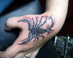 برنامه‌نما Drawing Tattoo scorpion عکس از صفحه