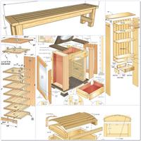 Dessin Plans Menuiserie Affiche