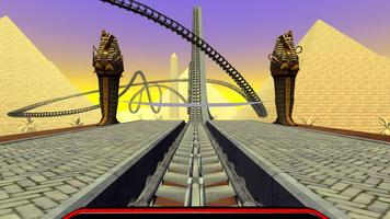 Pyramids VR Roller Coaster تصوير الشاشة 1