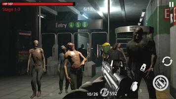 Zombie city :shooting survival captura de pantalla 1