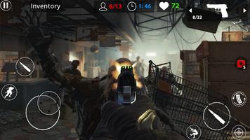Zombie War Survival تصوير الشاشة 1