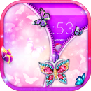 Butterfly Zipper Lock Screen APK