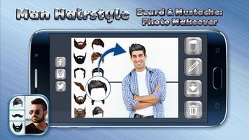 Salon de Coiffure pour Hommes: Barbe & Moustache Affiche