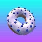 Donut Roll 3D icône