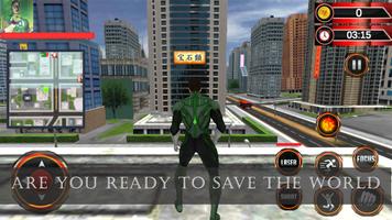 Super Rope  Man Hero in GTA poster