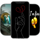 Sad Wallpapers Alone, Broke aplikacja