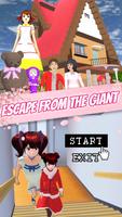 ساكورا فتاة الحياة لعبة 3D الملصق