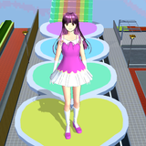 anime fille parkour chasse 3d
