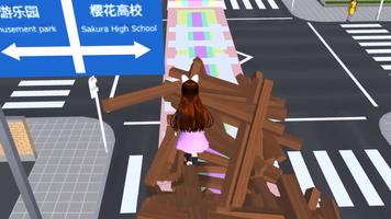 3 Schermata Anime Girl Parkour Chase 3D