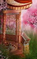 Sakura Live Wallpaper اسکرین شاٹ 1