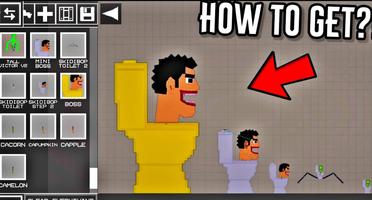 Skibidi Toilet Mod Melon poster