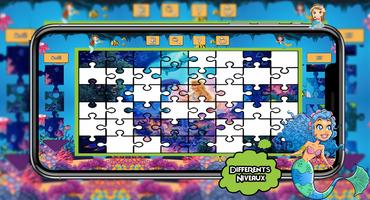 Puzzle Princesse Sirène capture d'écran 3