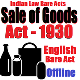 Sales Of Goods Act, 1930 (Bare ไอคอน