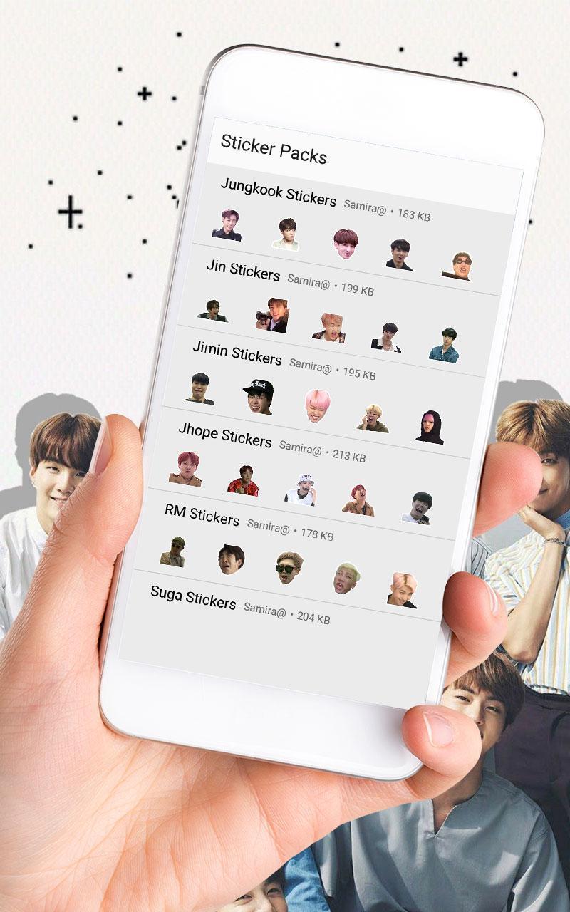 Wastickersapp Bts Whatsapp Stickers The Kpop Band For Android