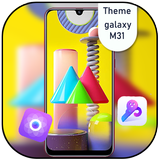 Theme for Samsung Galaxy M31 Zeichen