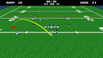 Retro Football 3D poster
