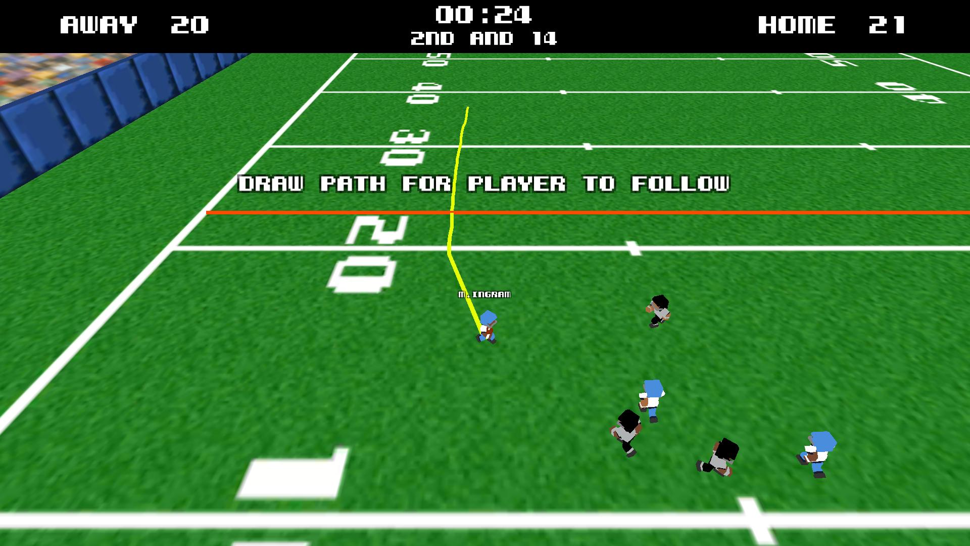 Retro Football Game 3d Hunt For Touchdown Glory For Android Apk Download - the greatest touchdown ever in roblox football roblox gameplay