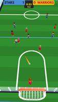 Retro Indoor Soccer Game 3D Poster