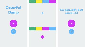Color Ful Bump simple plakat