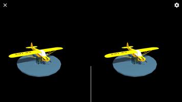 VR Airplane Training Simulator Affiche