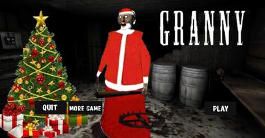 Santa Claus Granny Poster