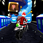 Subway Elf Dash: Midgnight Mortorcycle icon