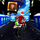 Subway Elf Dash: Midgnight Mortorcycle آئیکن