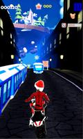 Subway Elf Dash: Midgnight Mortorcycle 포스터