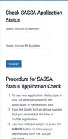 Sassa Check App screenshot 1