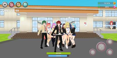 Anime High School Simulator ポスター
