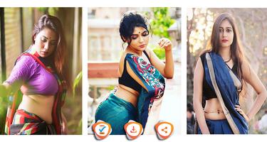 Hot Deshi Maal : Indian Saree Bhabhi Photos capture d'écran 2