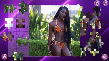Black Bikini Model capture d'écran 1