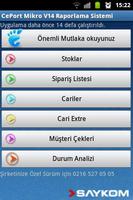 Ceport Mikro V14-v15 Raporlama screenshot 1