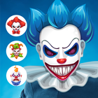 Scary Clown Mask أيقونة