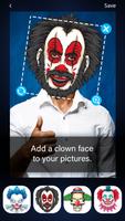 Scary Clown Mask Poster