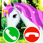 fake call unicorn game 아이콘