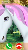 fake call unicorn game poster