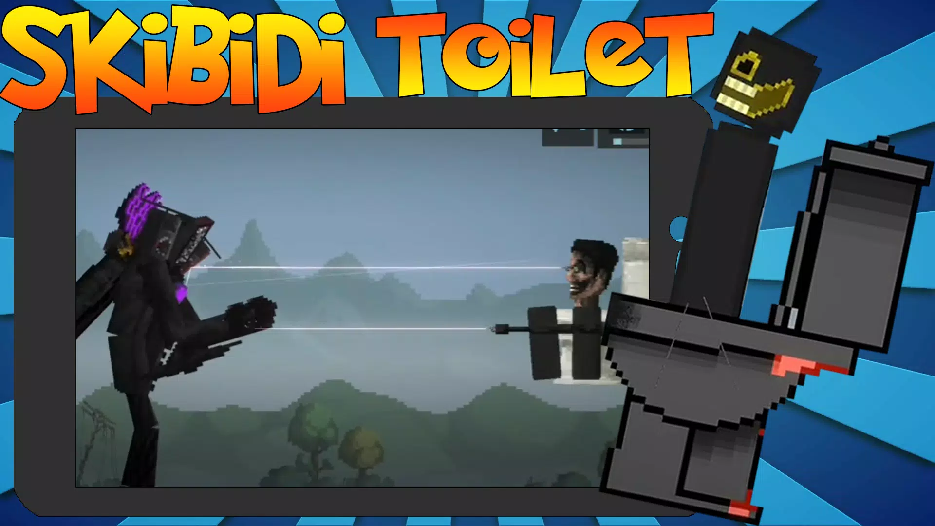 Ultimate Skibidi Toilet Mod Pack(New characters, weapons, vehicles