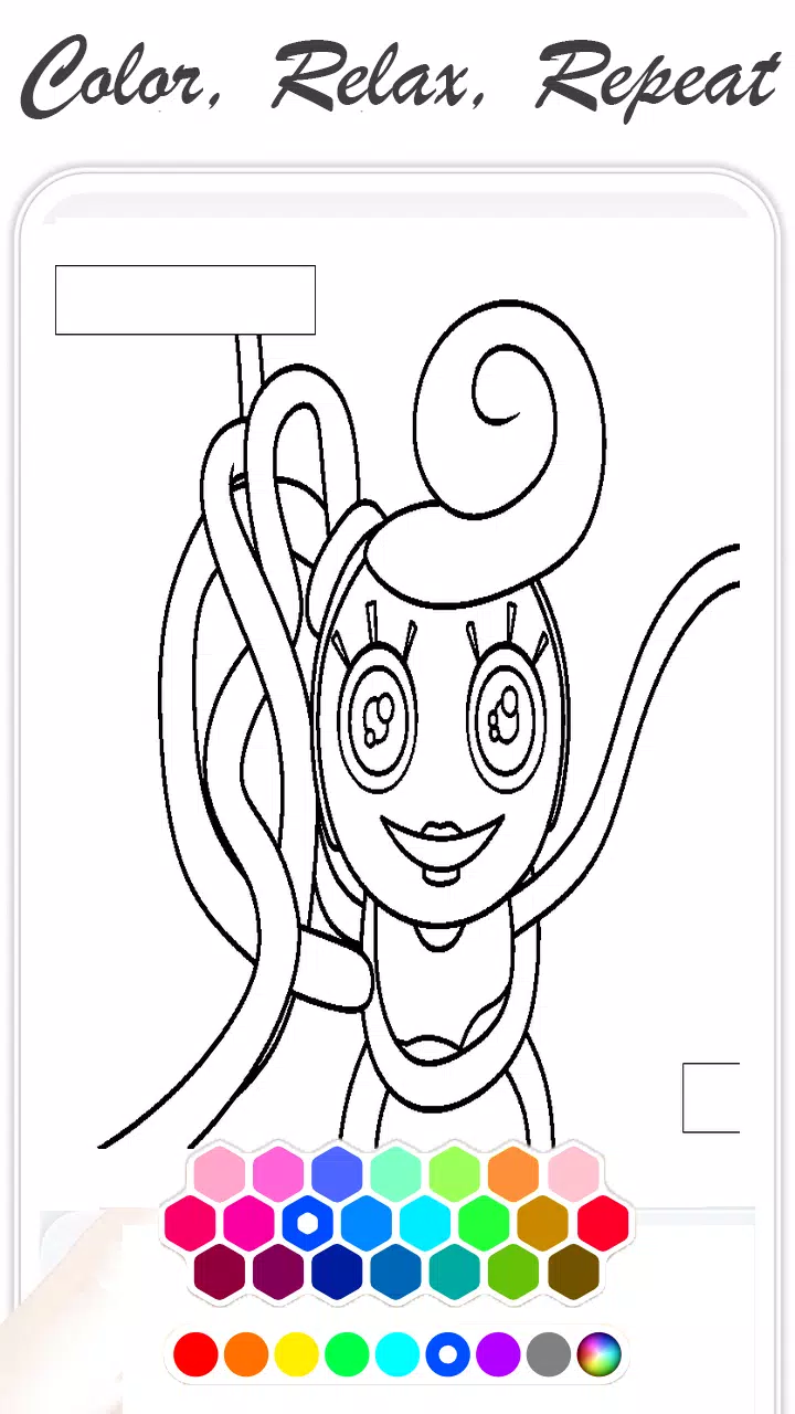 Coloring page Poppy Playtime Mommy Long Legs