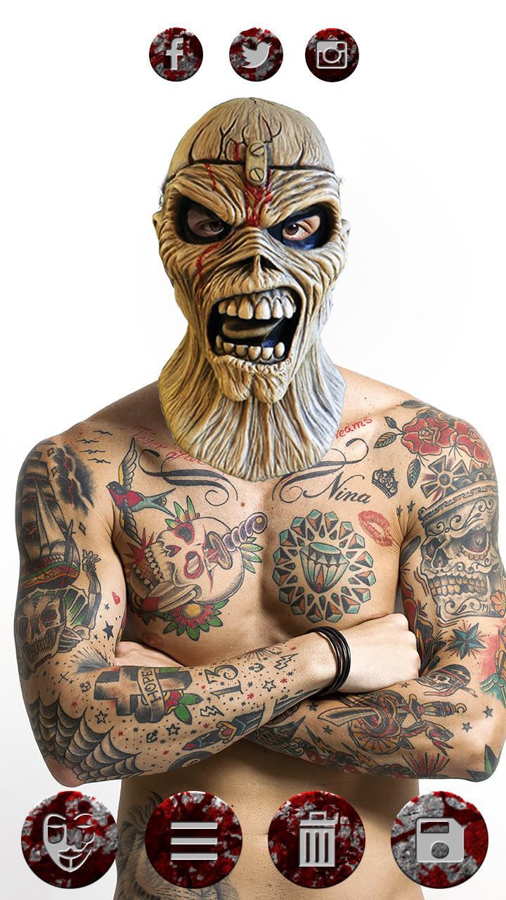 Fantastis 25 Gambar Tato  Wajah Monster Gambar Tato  Keren