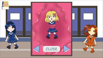 پوستر Open Closet school Girl game clue