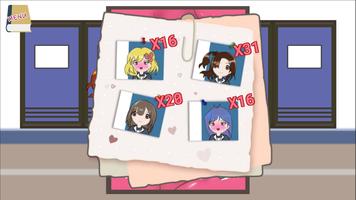 Open Closet school Girl game clue screenshot 1