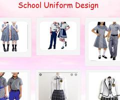 Schuluniform Design Plakat