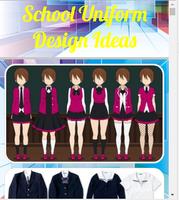 Idées de conception d'uniforme scolaire Affiche