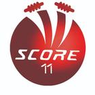 Score 11- Cricket Scoring app & Scorepad icône