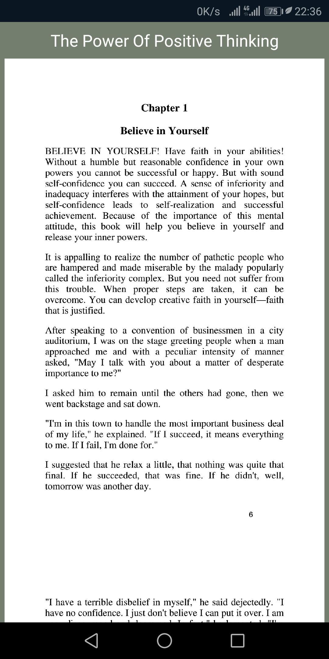 positive pdf the power of thinking book